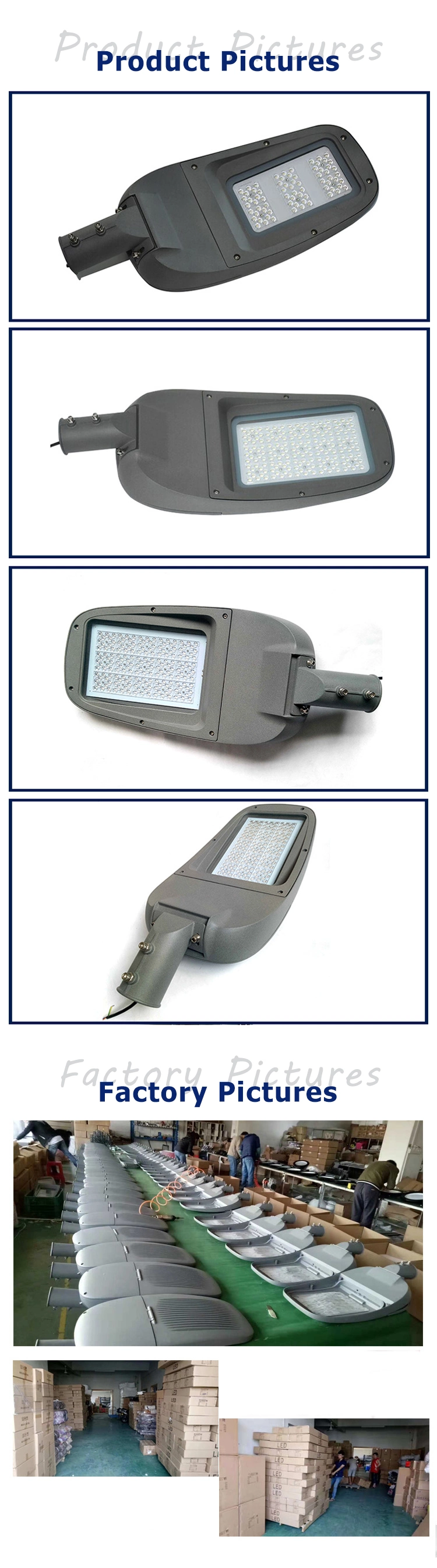 Hot Sale Hpzm Single Arm LED Street Light SMD 50W